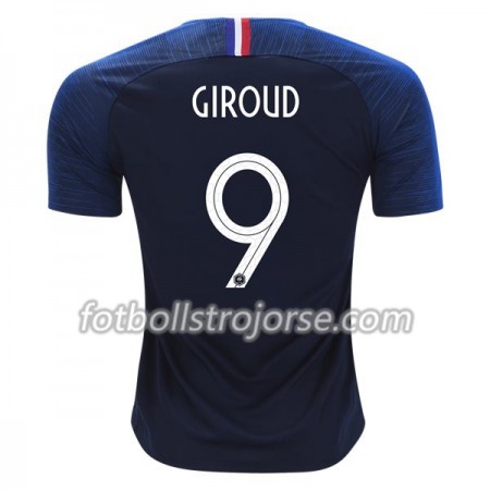 Frankrike Matchtröjor Giroud 9 Hemma Fotbollströja VM 2018 Frankrike Matchtröjor Giroud 9 Hemma Fotbollströja VM 2018